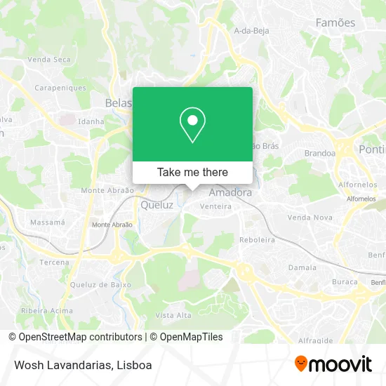 Wosh Lavandarias map