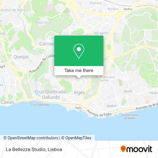La Bellezza Studio map