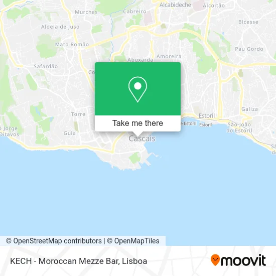 KECH - Moroccan Mezze Bar map