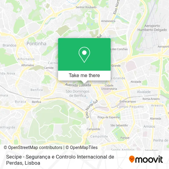 Secipe - Segurança e Controlo Internacional de Perdas map