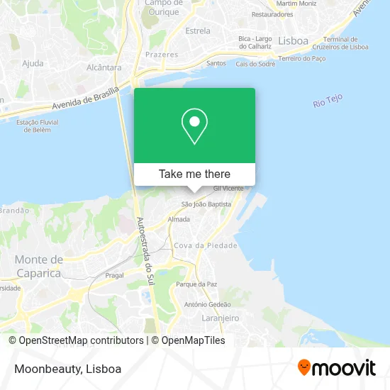Moonbeauty map