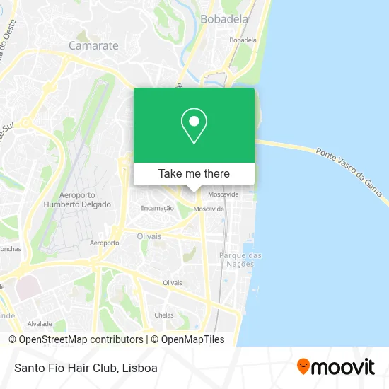 Santo Fio Hair Club map
