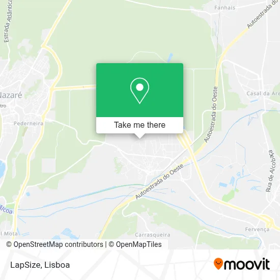 LapSize mapa