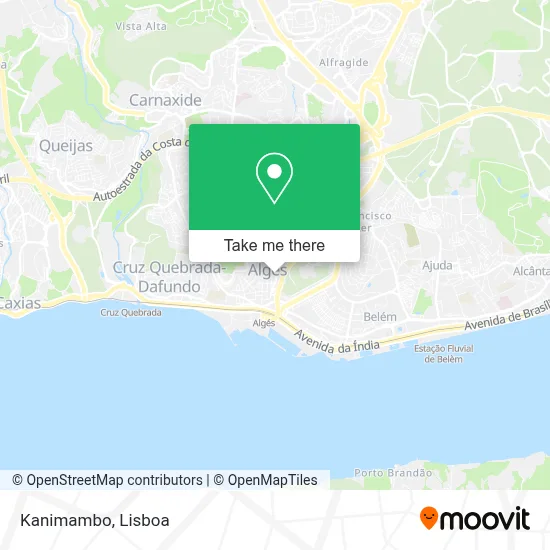 Kanimambo map