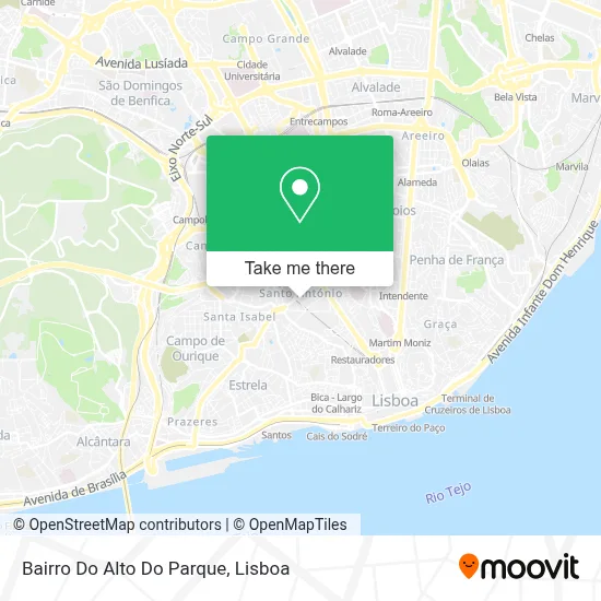 Bairro Do Alto Do Parque map