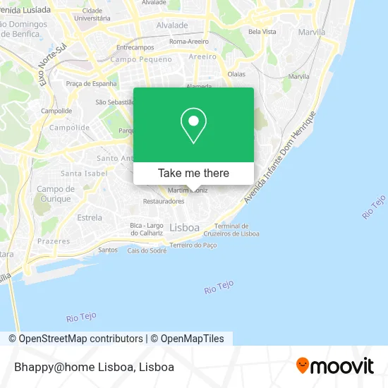 Bhappy@home Lisboa map