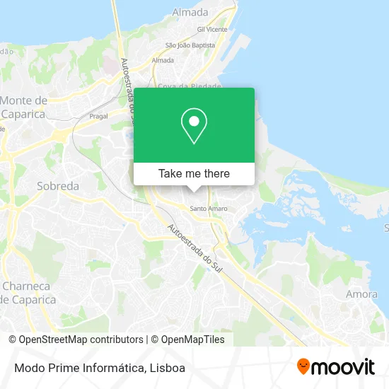 Modo Prime Informática map