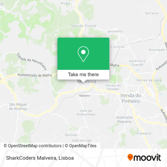 SharkCoders Malveira map