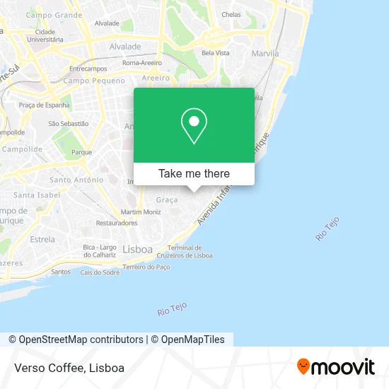Verso coffee map