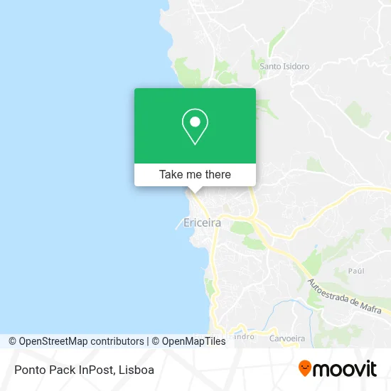 Ponto Pack InPost mapa