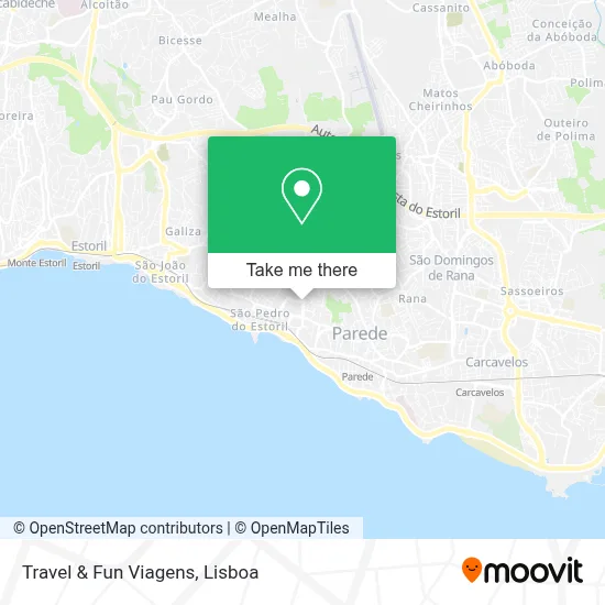 Travel & Fun Viagens map