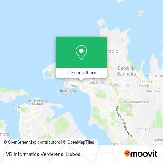 VR Informatica Verderena mapa