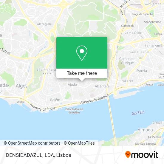 DENSIDADAZUL, LDA map
