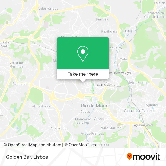 Golden Bar map