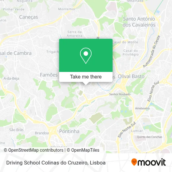 Driving School Colinas do Cruzeiro map