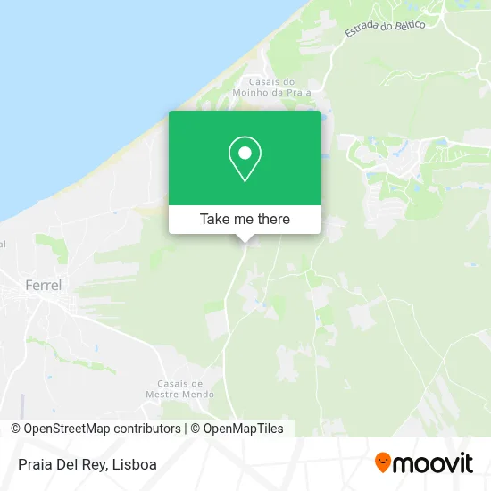 Praia Del Rey map