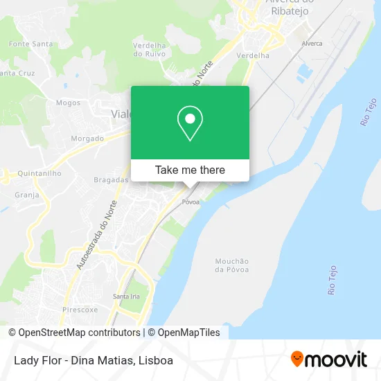 Lady Flor - Dina Matias map