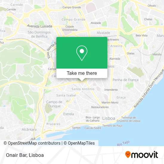 Onair Bar map