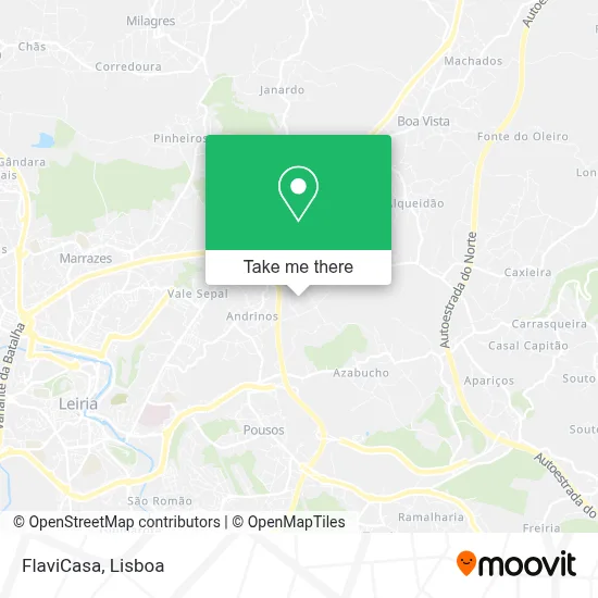 FlaviCasa map