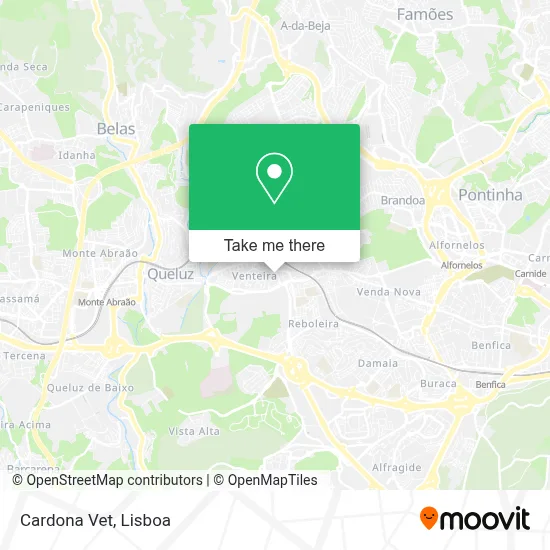 Cardona Vet map