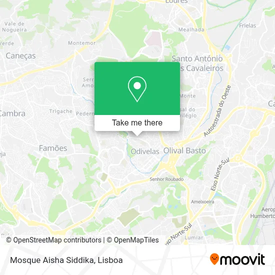 Mosque Aisha Siddika map