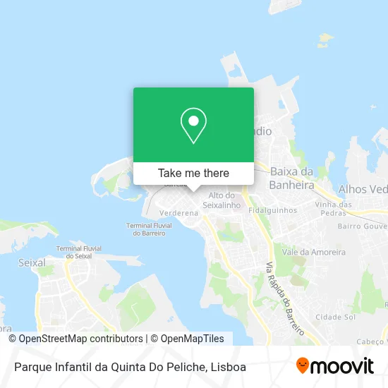 Parque Infantil da Quinta Do Peliche map