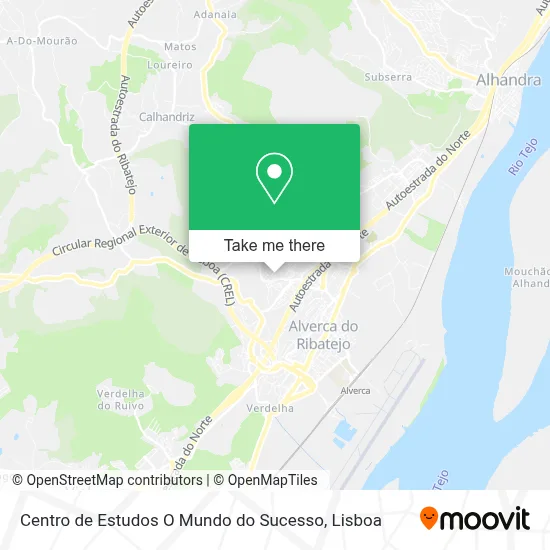 Centro de Estudos O Mundo do Sucesso map