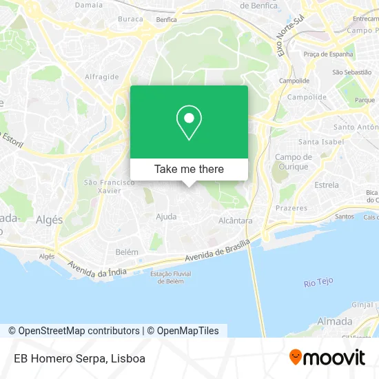 EB Homero Serpa map