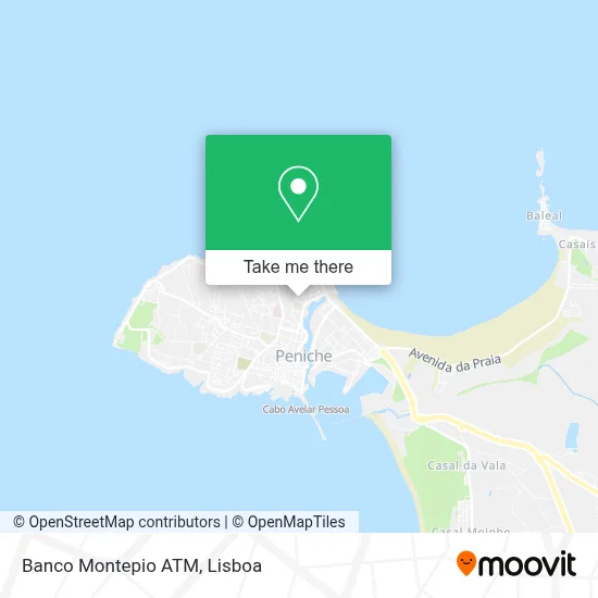 Banco Montepio ATM map