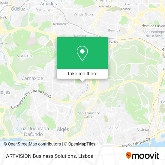 ARTVISION Business Solutions map