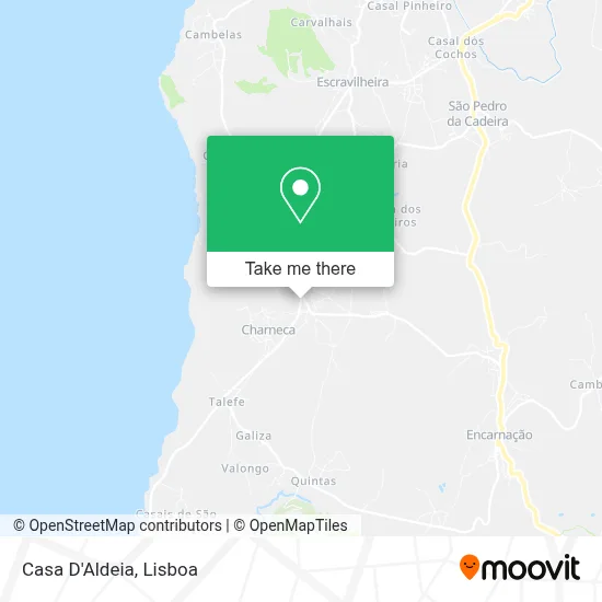 Casa D'Aldeia map