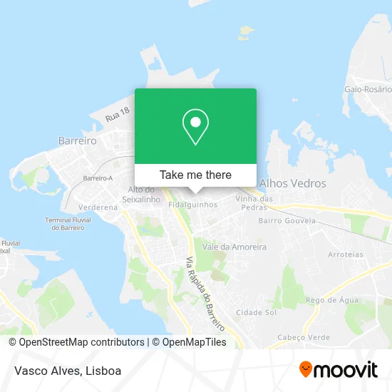 Vasco Alves map
