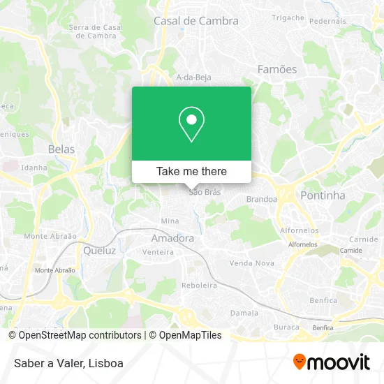 Saber a Valer map
