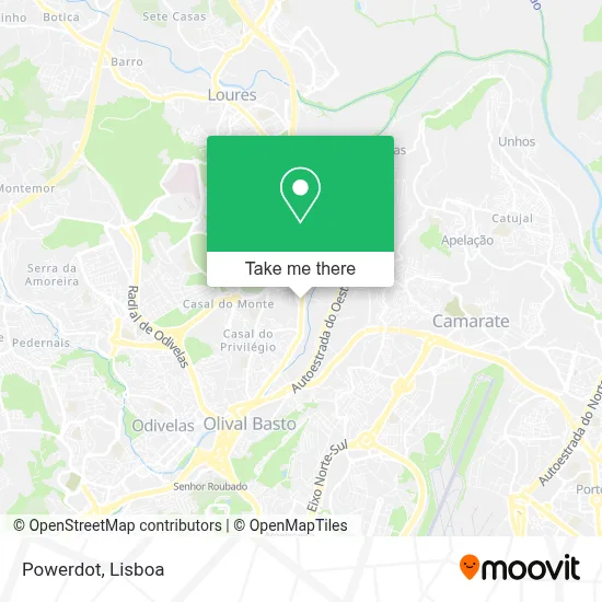 Powerdot mapa
