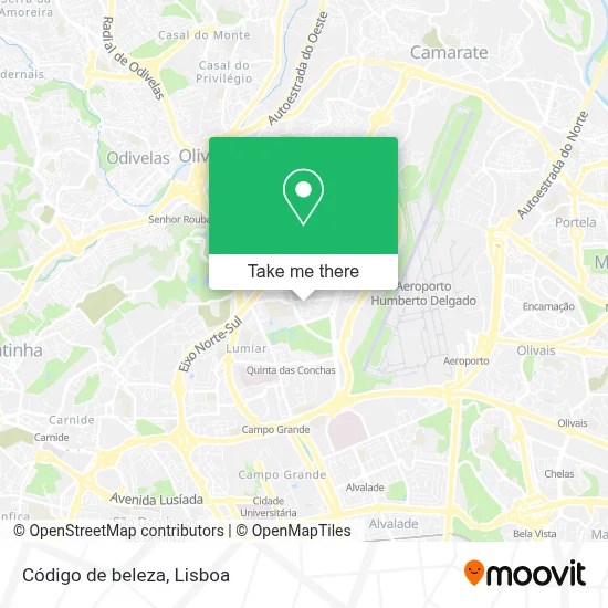 Código de beleza map