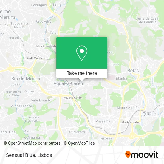 Sensual Blue map