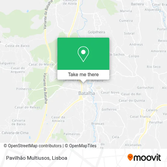 Pavilhão Multiusos map