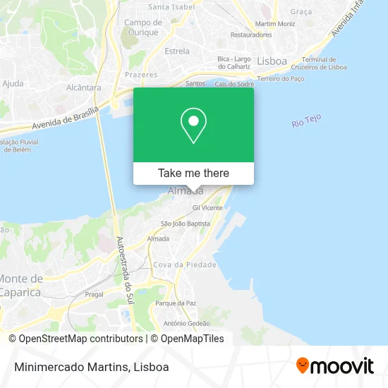 Minimercado Martins map