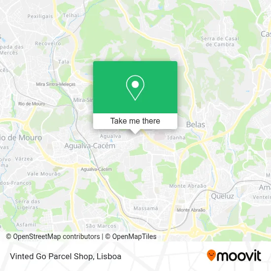 Vinted Go Parcel Shop mapa