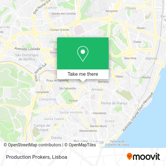 Production Prokers map