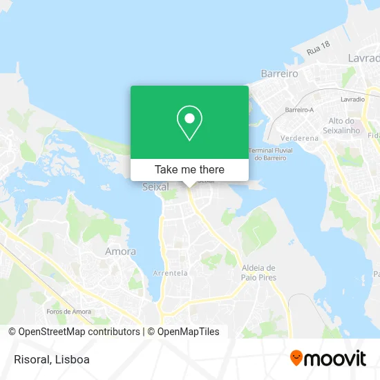 Risoral mapa