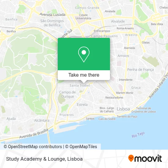 Study Academy & Lounge mapa