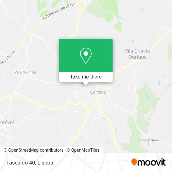 Tasca do 40 map
