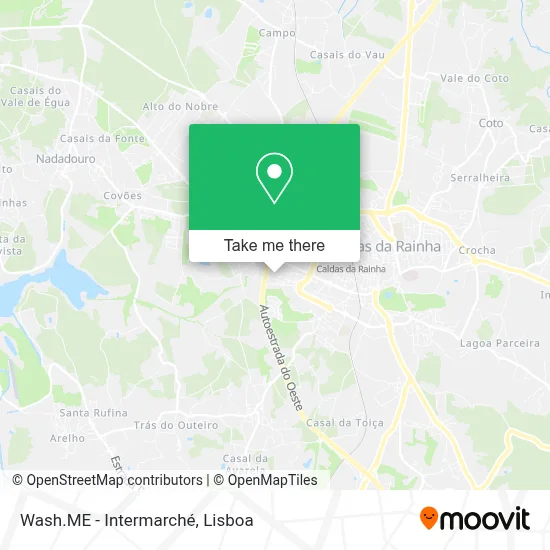 Wash.ME - Intermarché map