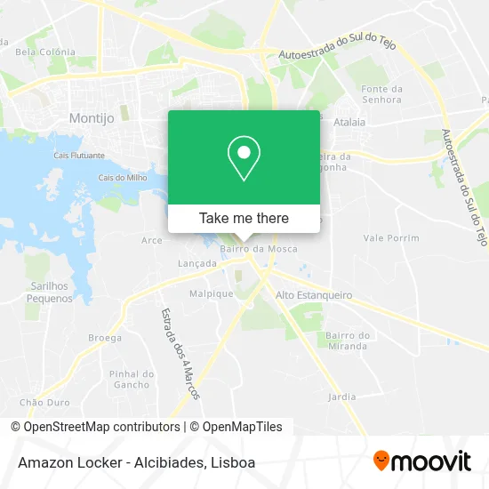 Amazon Locker - Alcibiades map
