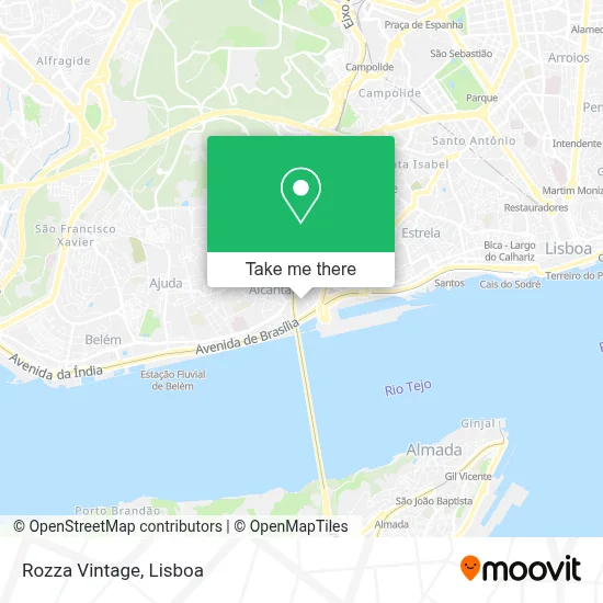Rozza Vintage map