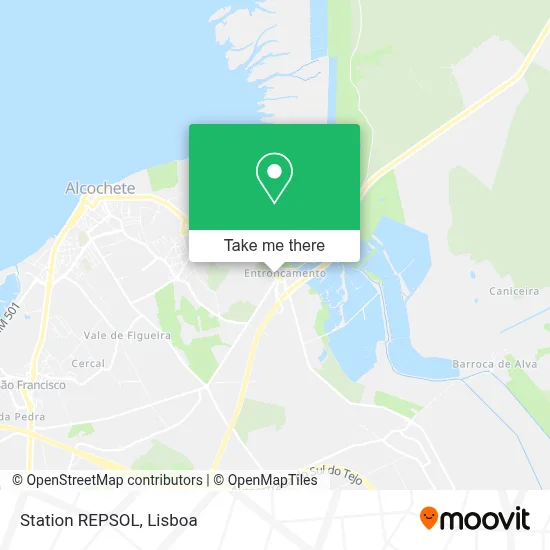 Station REPSOL map
