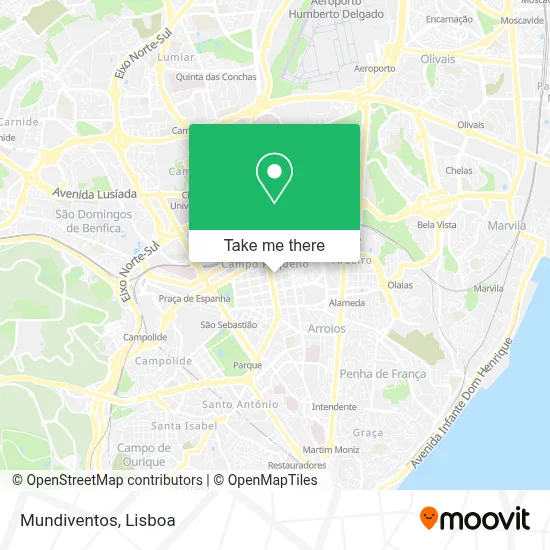 Mundiventos map