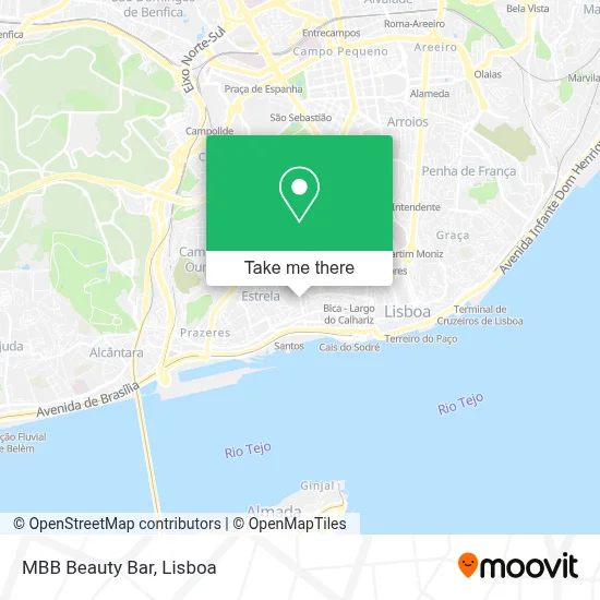 MBB Beauty Bar map