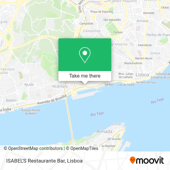 ISABEL'S Restaurante Bar map